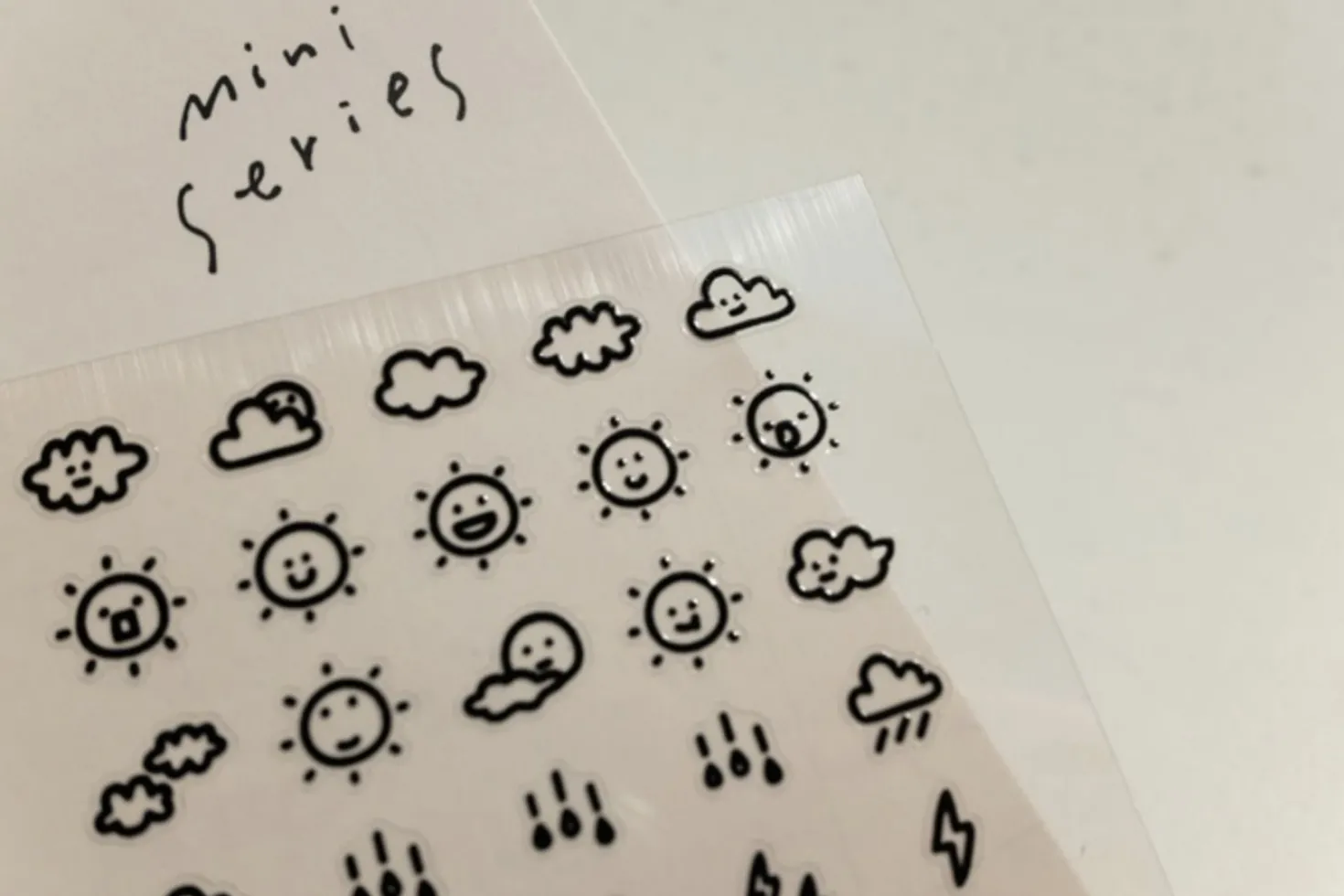 Mini Today's Weather Deco Sticker