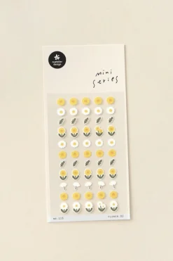 Mini Yellow Flower Deco Sticker