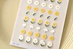 Mini Yellow Flower Deco Sticker