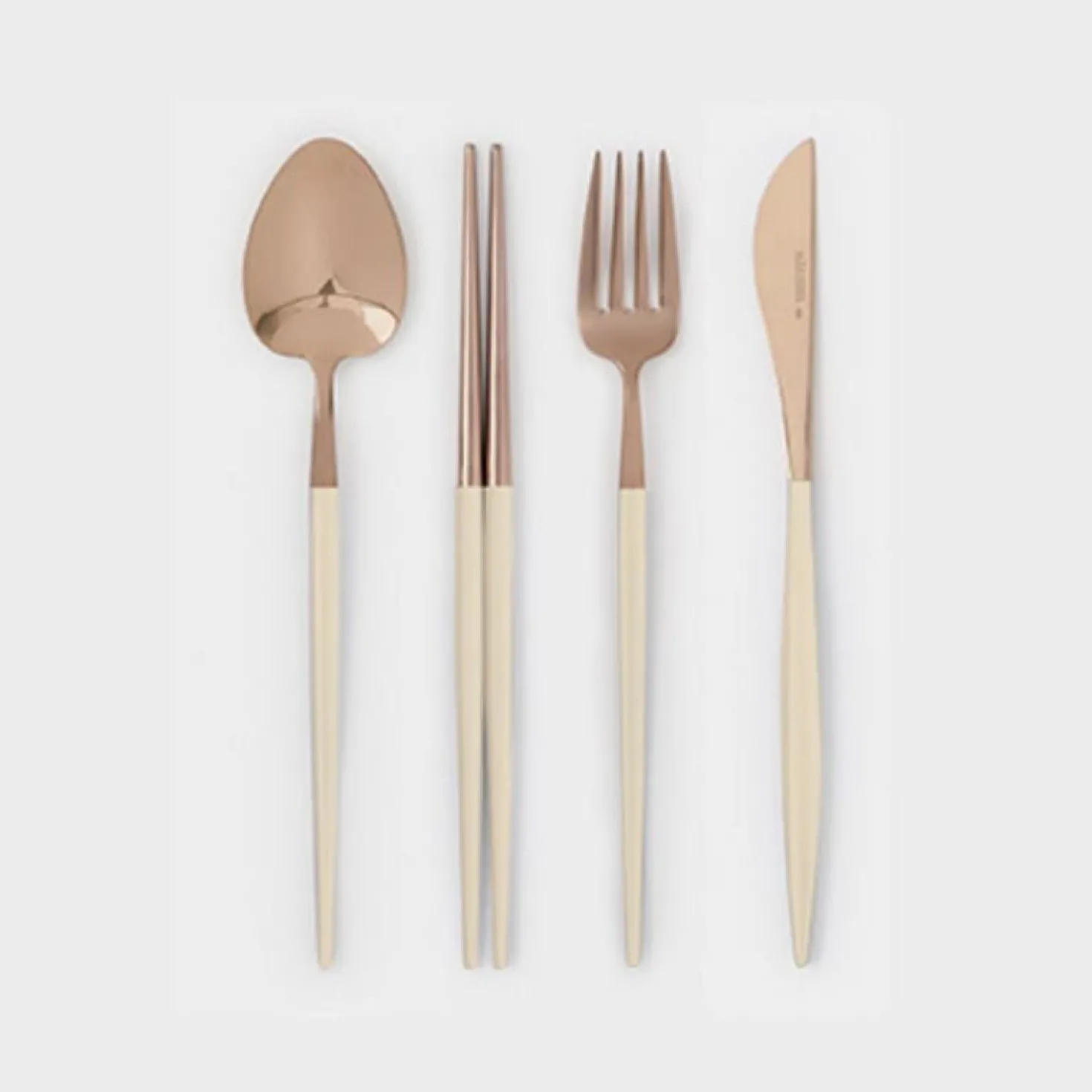 Modern Rose Gold Flatware