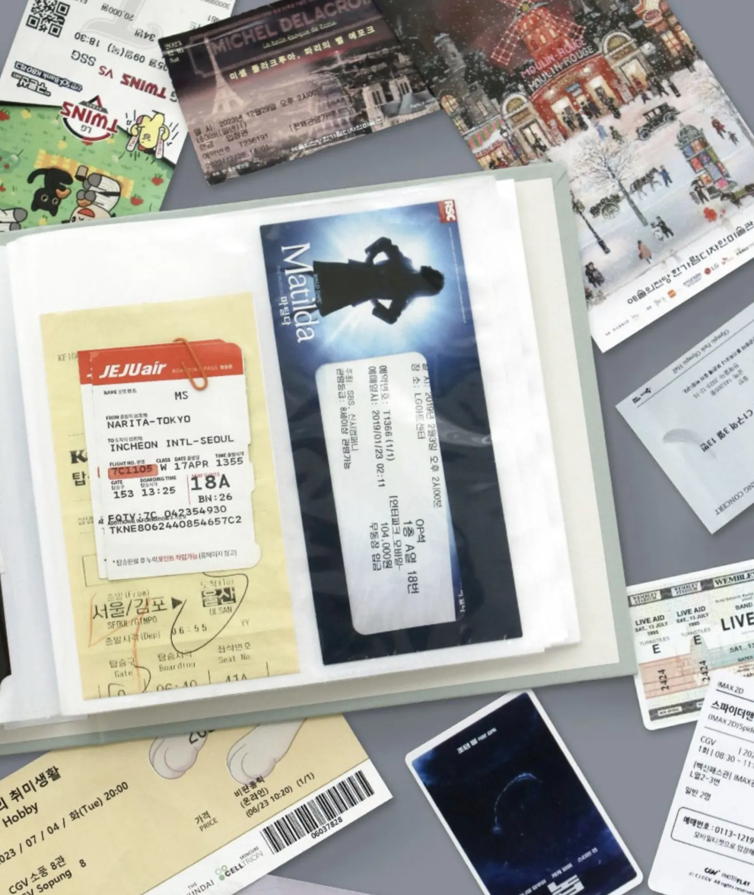 Moment Ticket Album