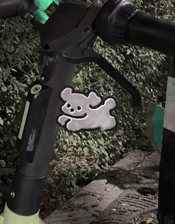 Momo Bear Reflective Keychain