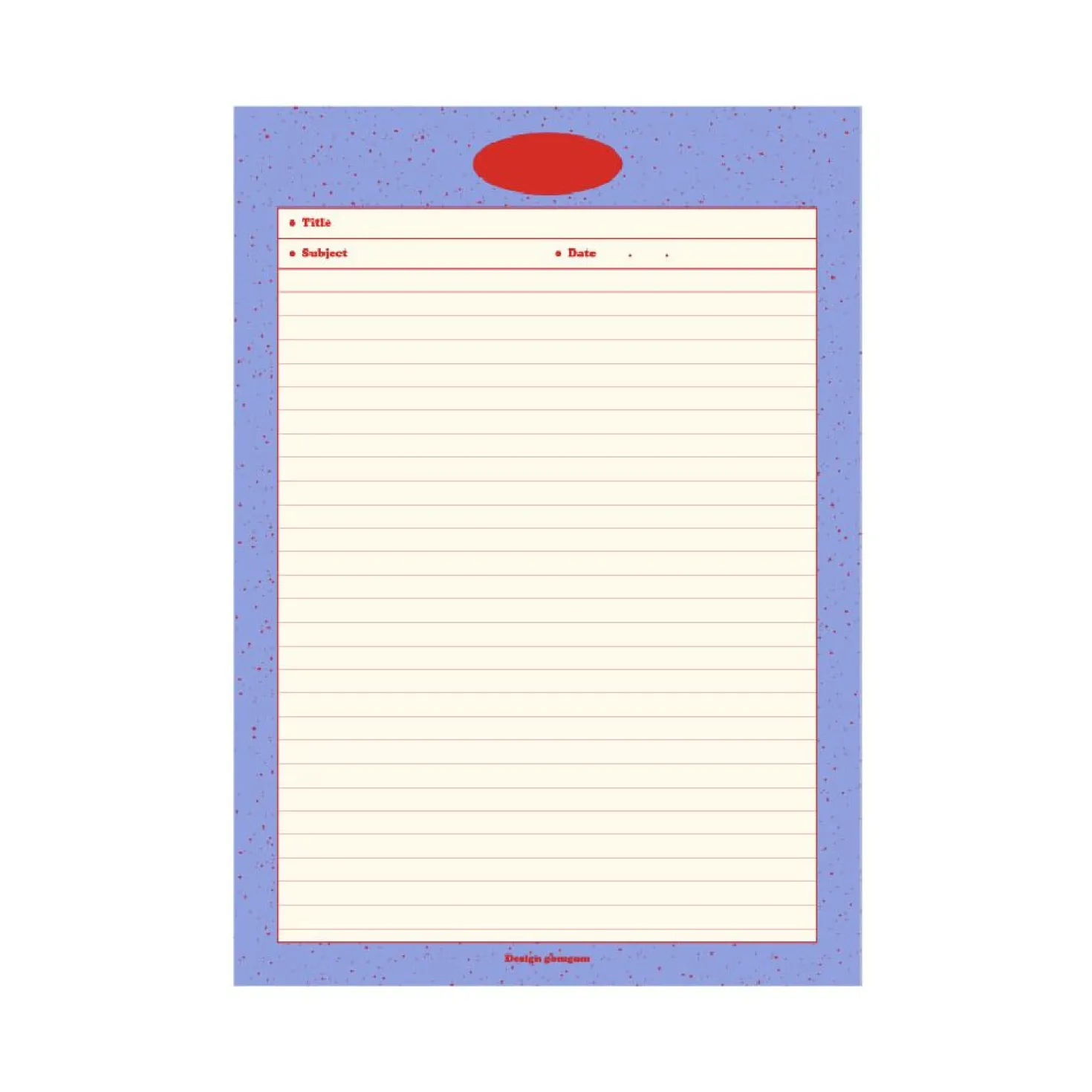 Monogram B5 Notepad