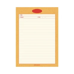 Monogram B5 Notepad