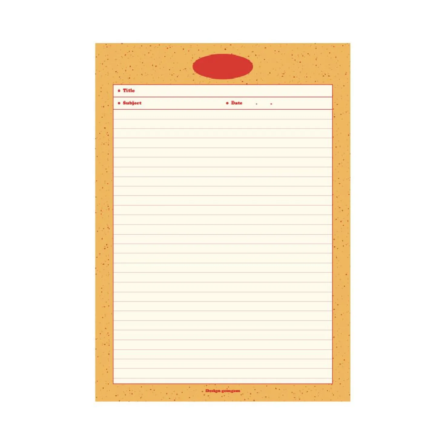 Monogram B5 Notepad