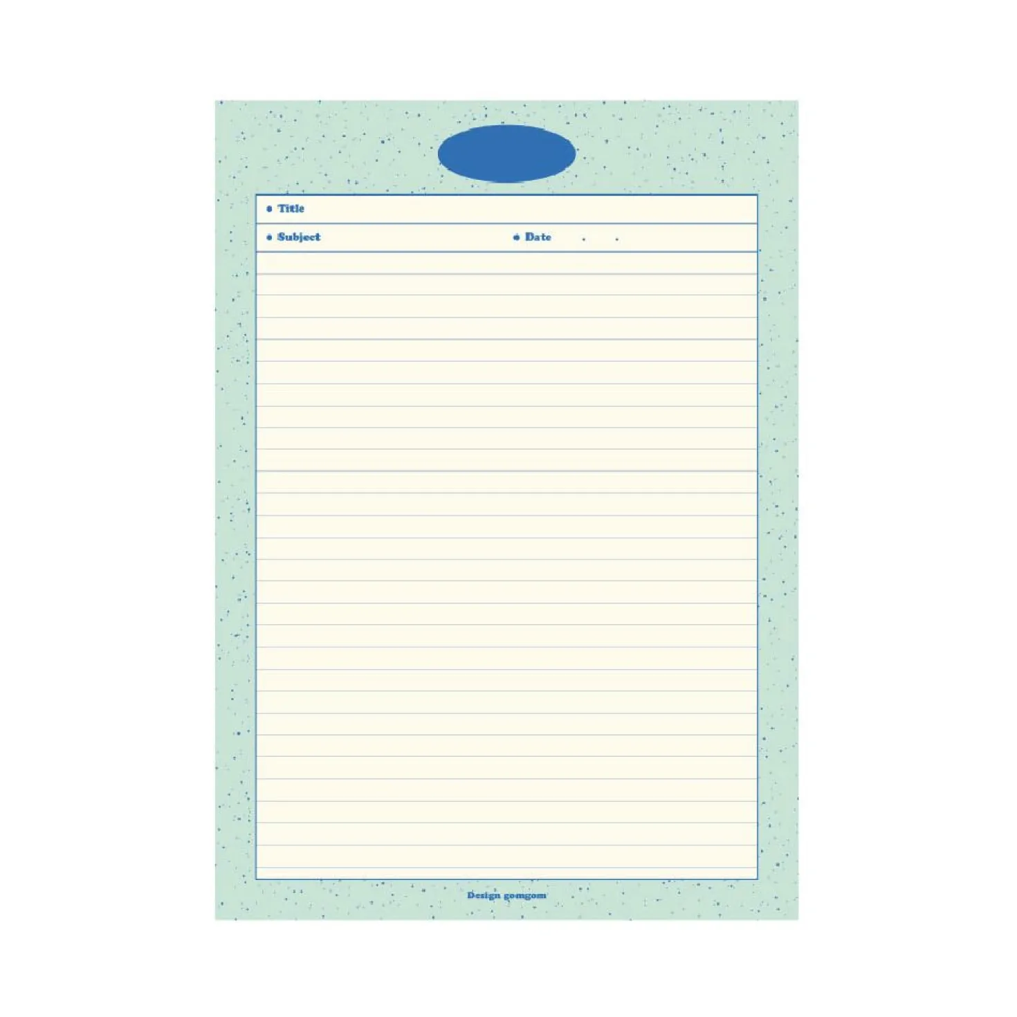Monogram B5 Notepad