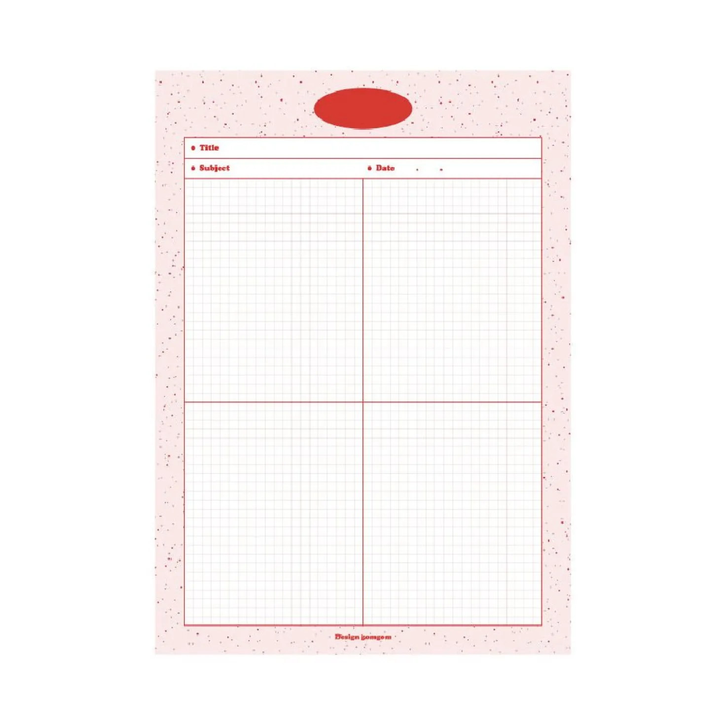 Monogram B5 Notepad