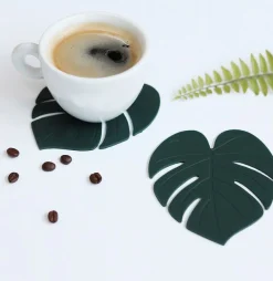 Monstera Silicone Tea Coaster