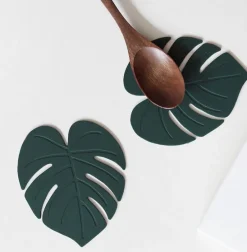 Monstera Silicone Tea Coaster