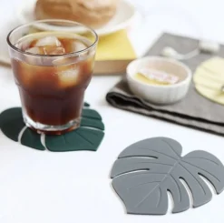 Monstera Silicone Tea Coaster
