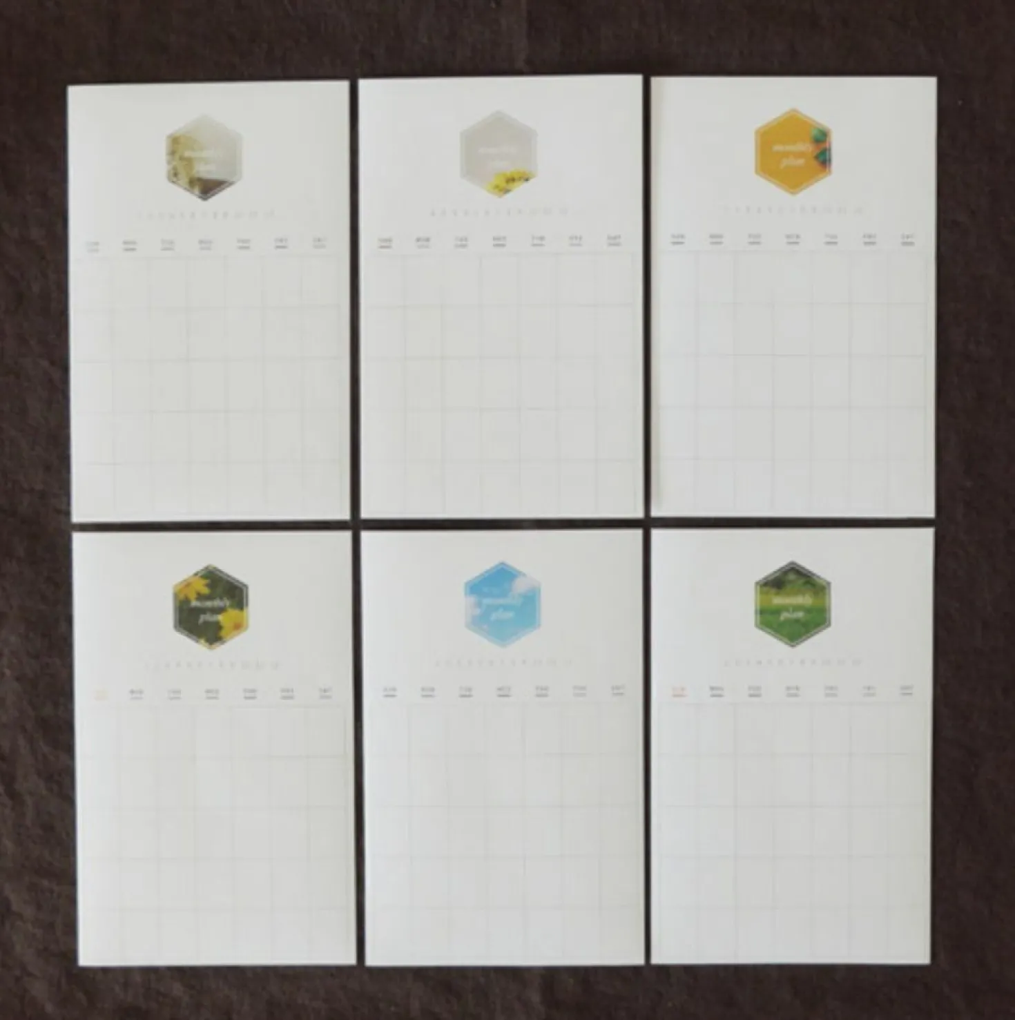 Monthly Schedule Sticker