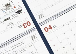 2025-2026 18 Months Desk Calendar