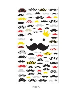 Mr. Mustache Deco Sticker