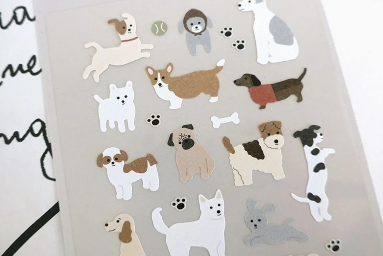Mung Mung Puppy Deco Sticker