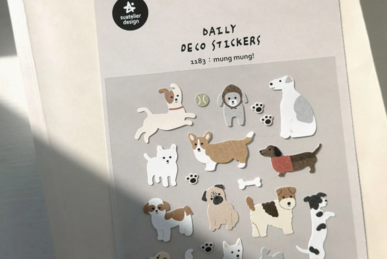 Mung Mung Puppy Deco Sticker