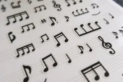 Music Note Deco Sticker