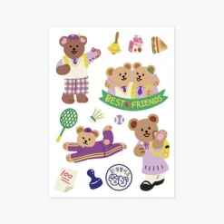 My Bear Daily Life Removable Sticker