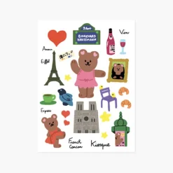 My Bear Favorite Removable Sticker