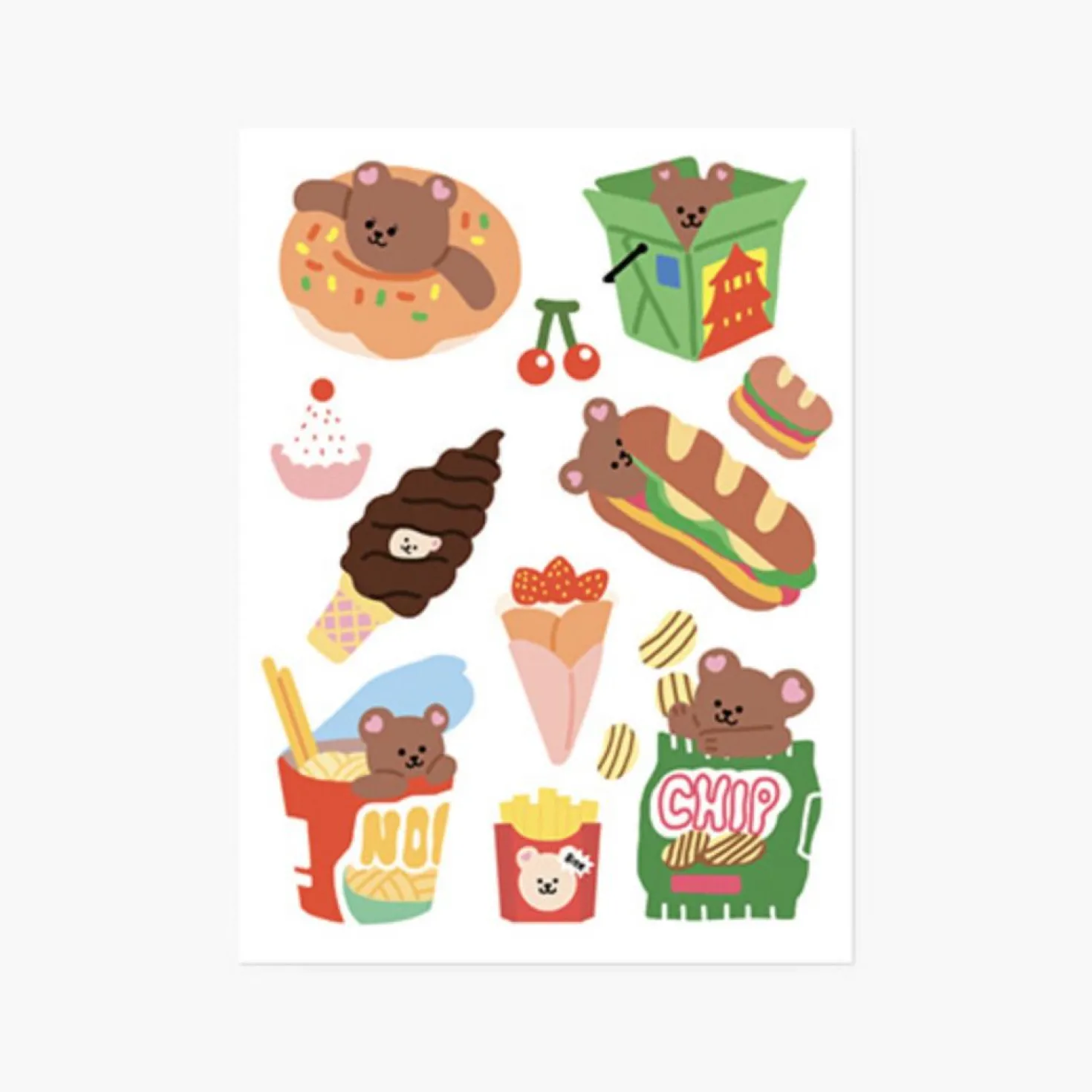 My Bear Favorite Removable Sticker
