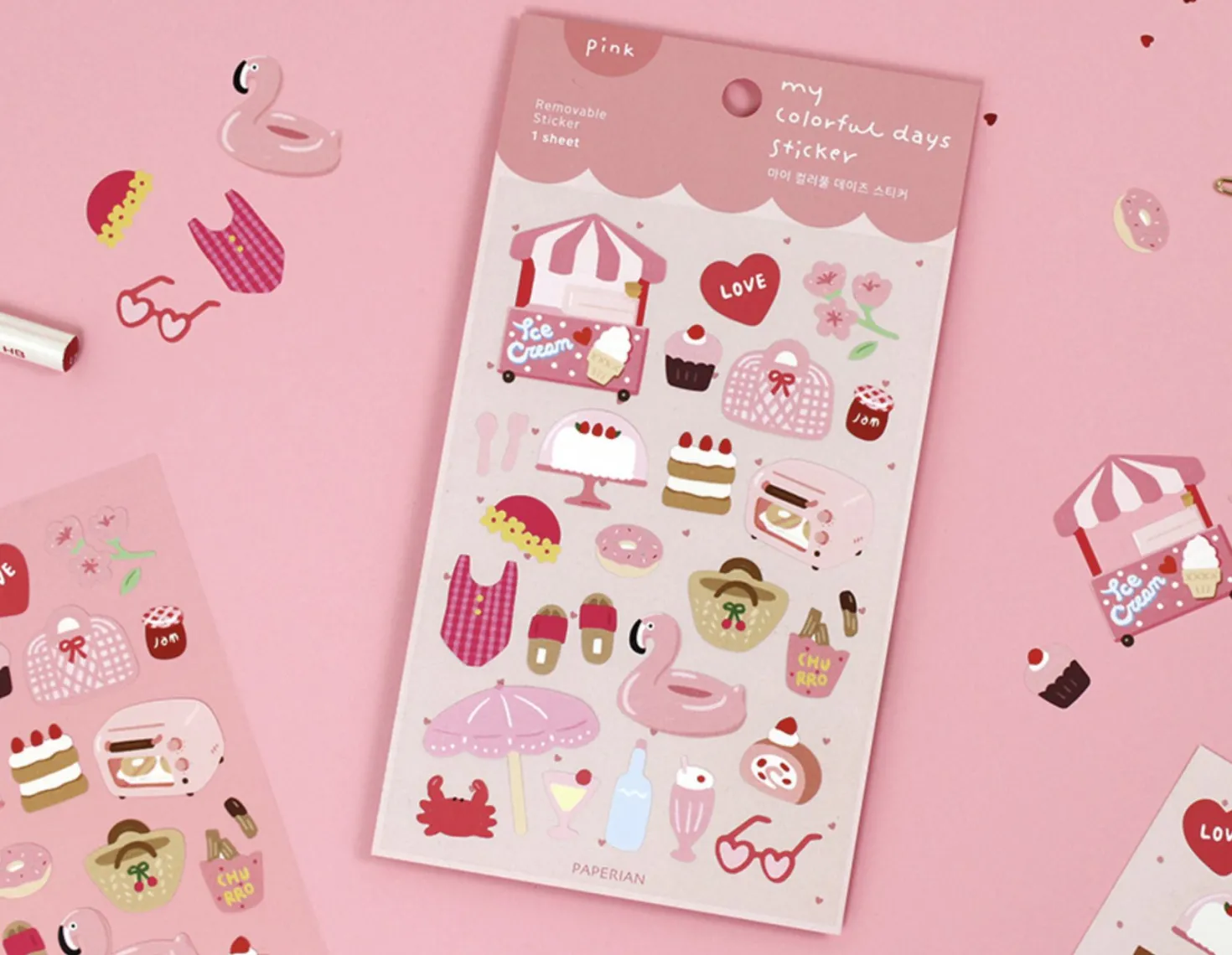 My Colorful Days Removable Sticker