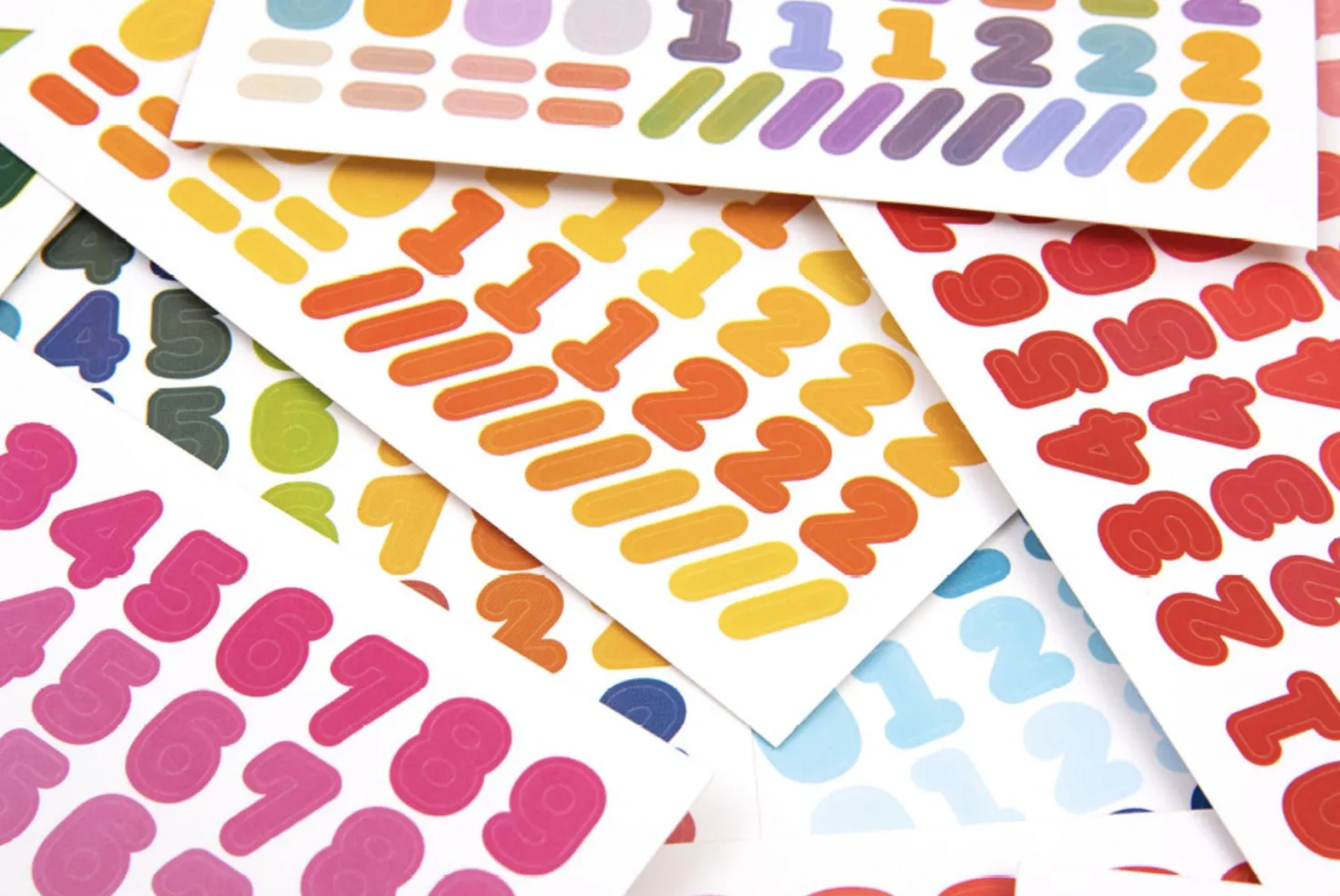 My Color Number Deco Sticker