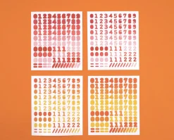 My Color Number Deco Sticker