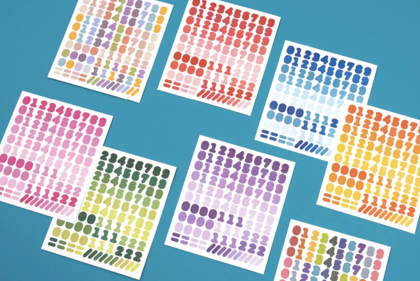 My Color Number Deco Sticker