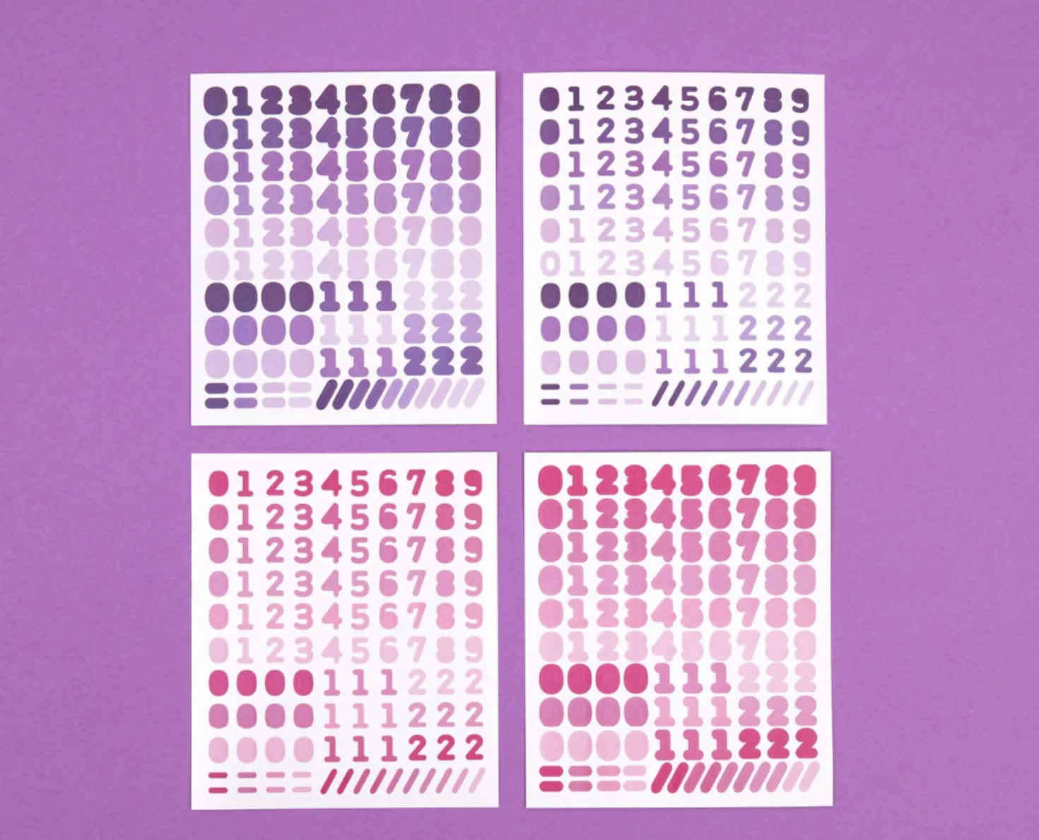 My Color Number Deco Sticker