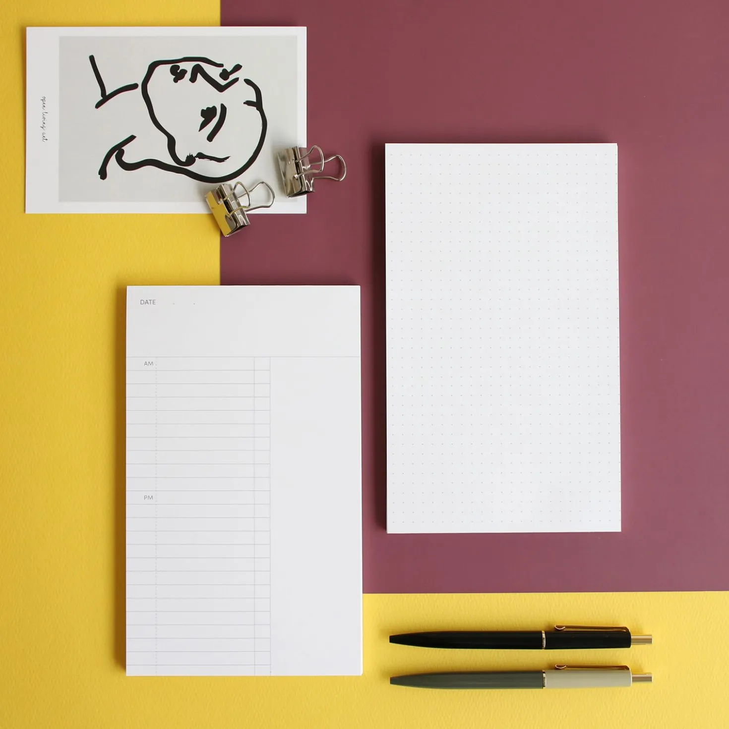 MYO Daily Schedule Notepad