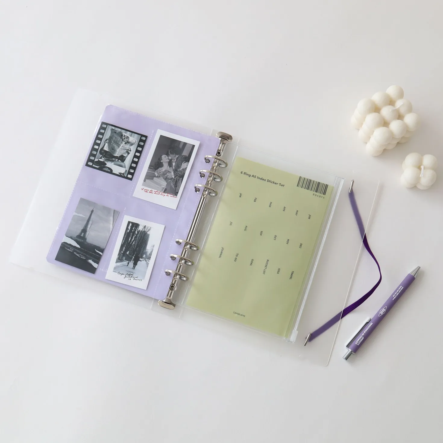 MYO 6 Ring A5 Photo Pocket Refill
