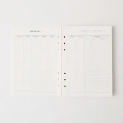 MYO 6 Ring A5 Planner Refill