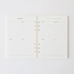MYO 6 Ring A5 Planner Refill