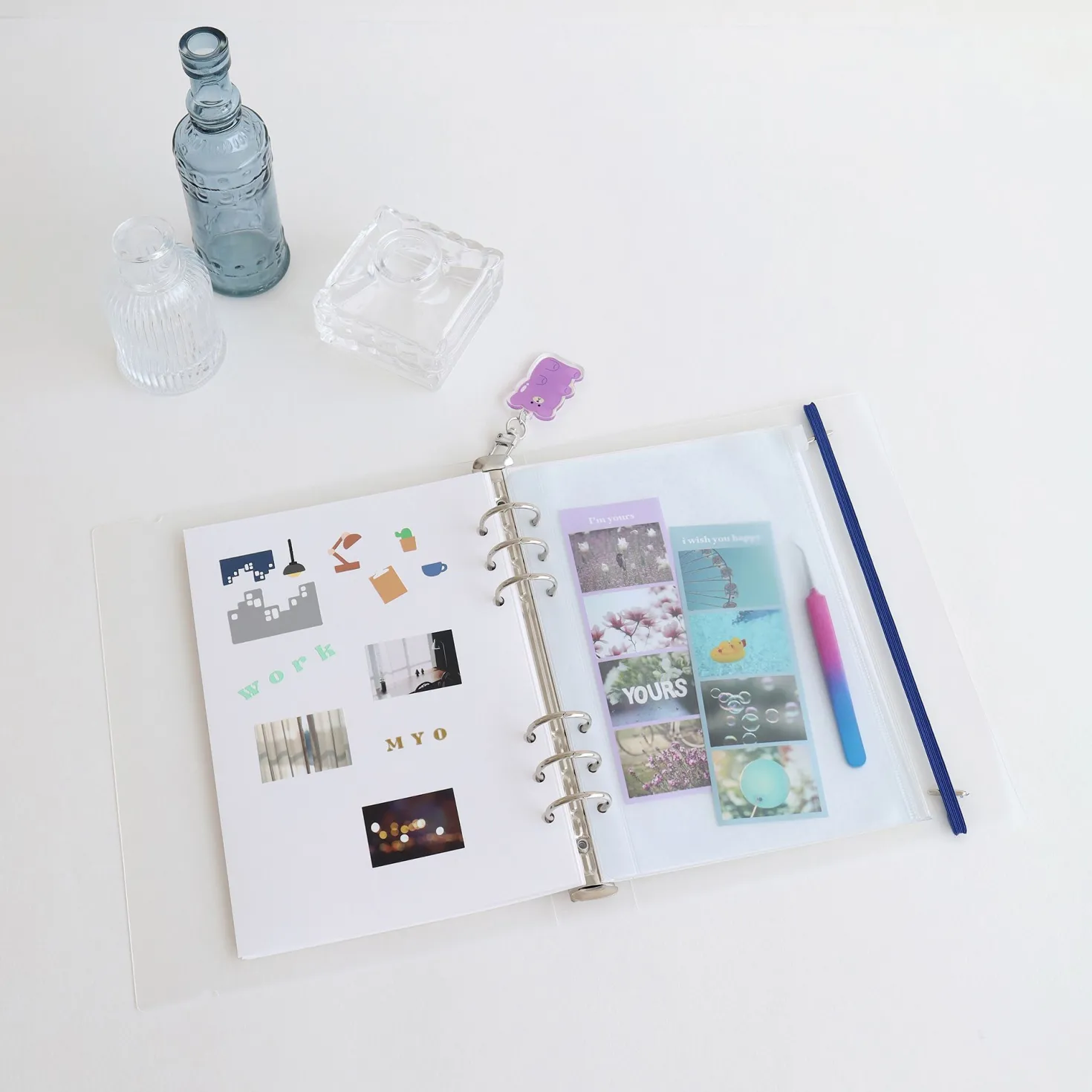 MYO Sticker Book 6 Ring A5 Refill