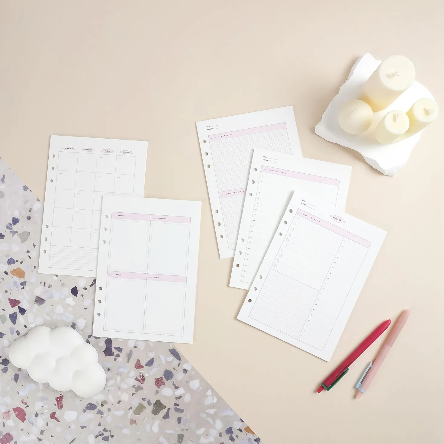 MYO Today 6 Ring A5 Planner Refill