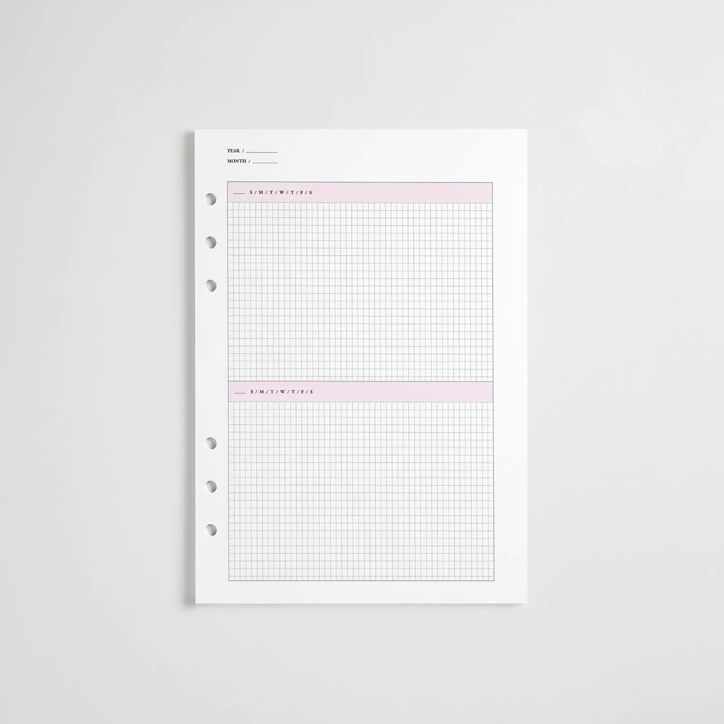 MYO Today 6 Ring A5 Planner Refill