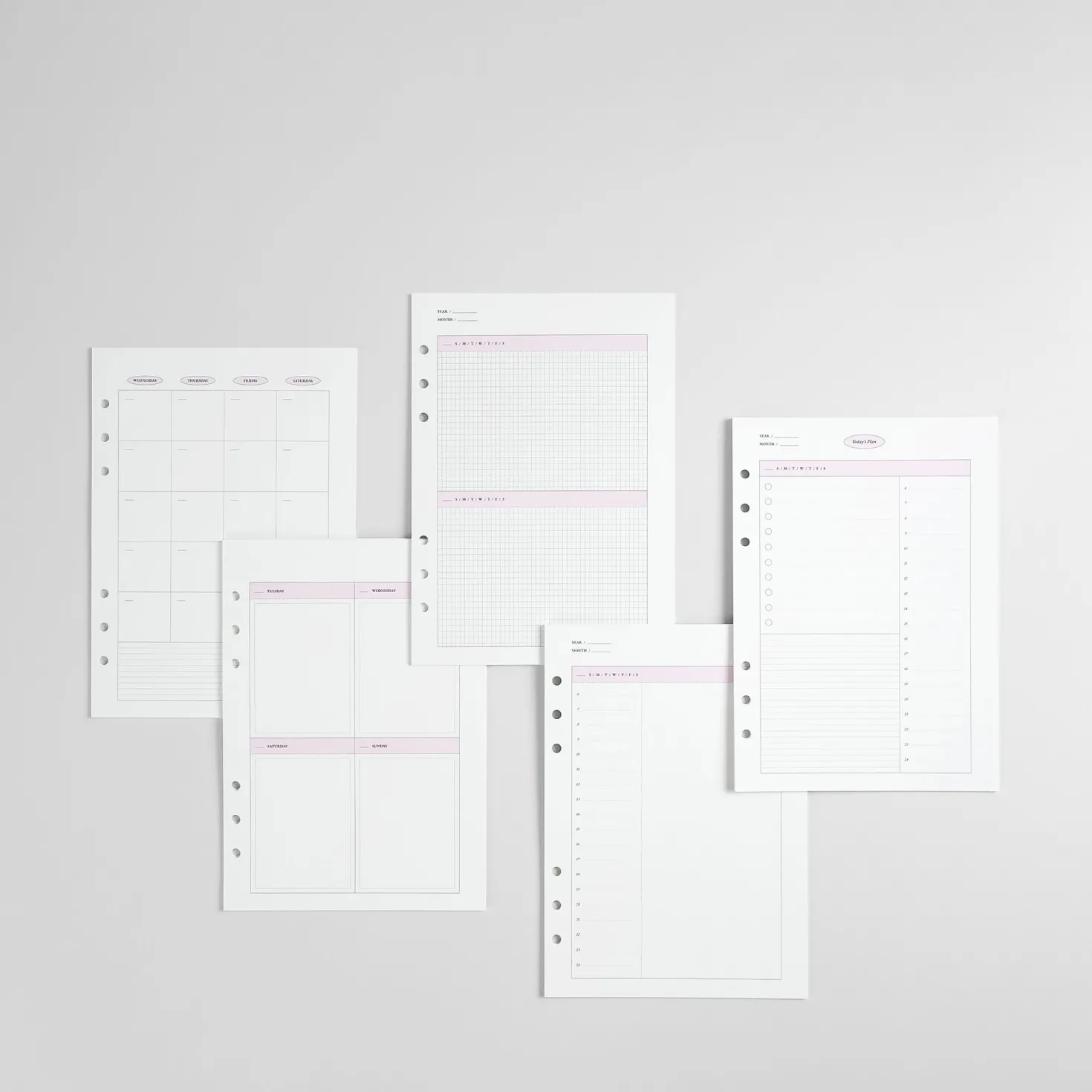 MYO Today 6 Ring A5 Planner Refill