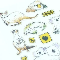 New Zealand/Australia Animal Deco Sticker