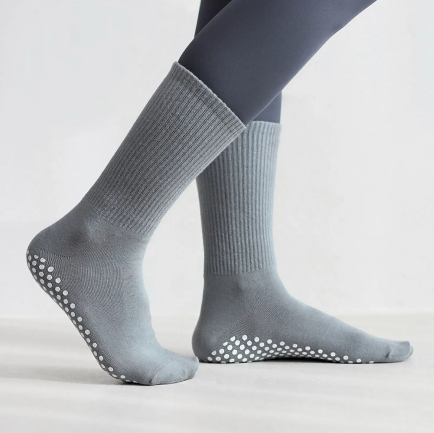 Non-slip Pilates Crew Women Socks