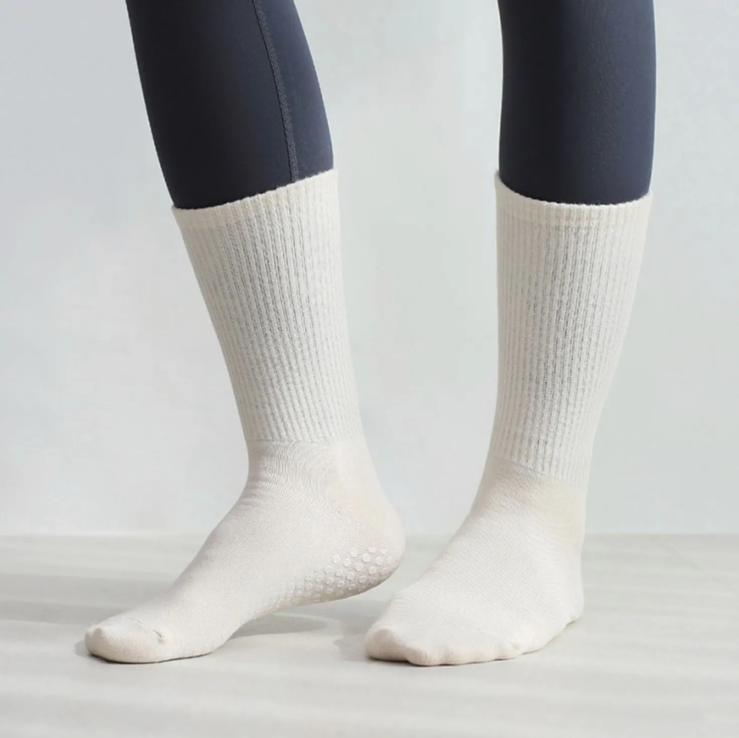 Non-slip Pilates Crew Women Socks