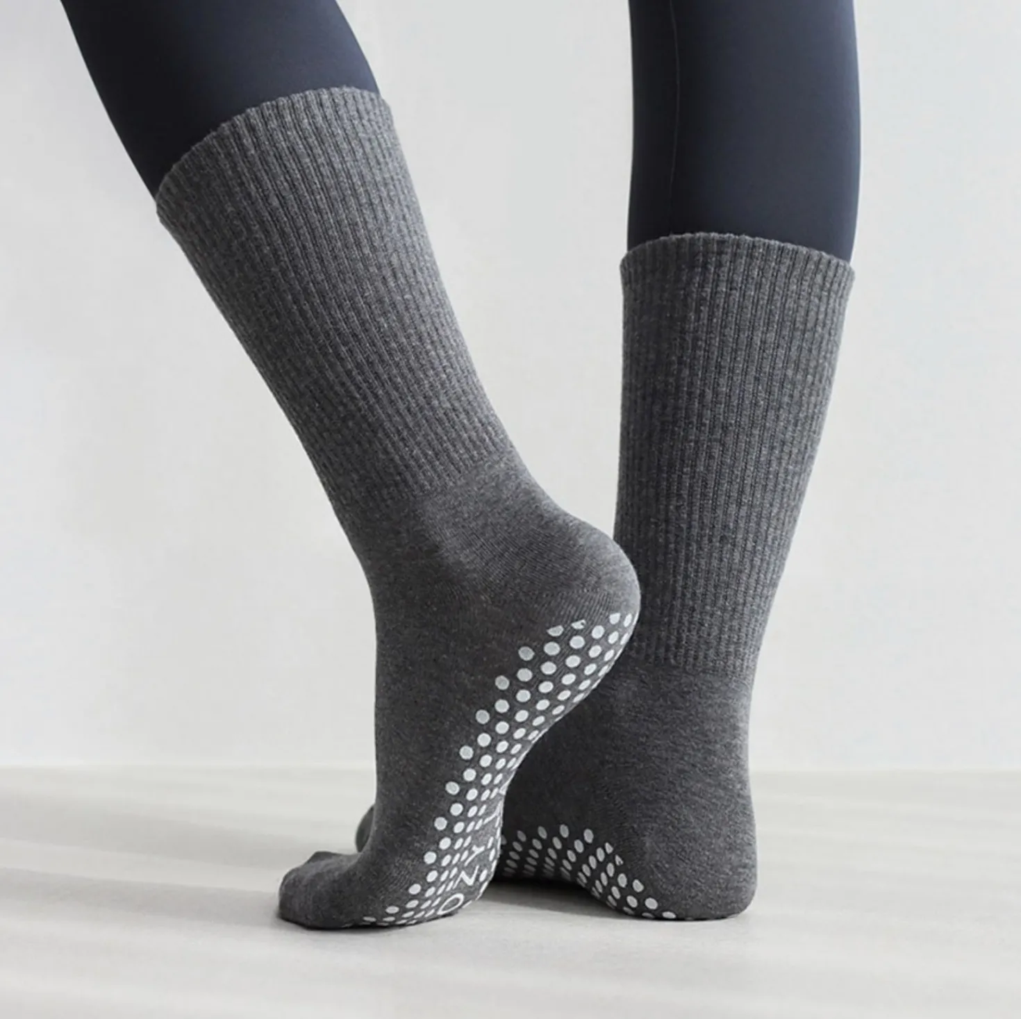 Non-slip Pilates Crew Women Socks