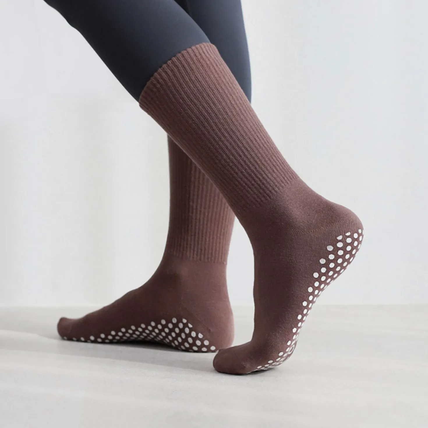 Non-slip Pilates Crew Women Socks