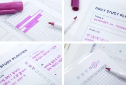 Notebook Attachable Wet Erase Board