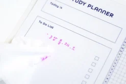Notebook Attachable Wet Erase Board