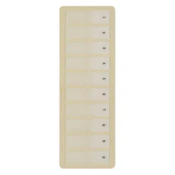 Number Index Sticky Note Set