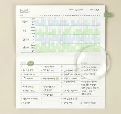 One Month Goal Tracker Planner