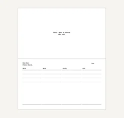 One Month Goal Tracker Planner