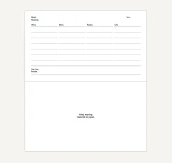 One Month Goal Tracker Planner