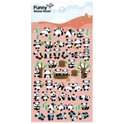 Panda Puffy Deco Sticker v1