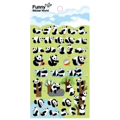 Panda Puffy Deco Sticker v2