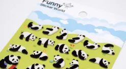 Panda Puffy Deco Sticker v2